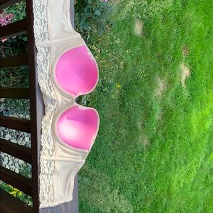 Nude PINK Strapless Bra